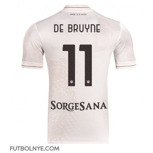 Camiseta SSC Napoli Kevin De Bruyne #11 Visitante Equipación 2025-26 manga corta